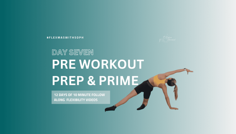 Day 7: Pre workout prep & prime Day 7: Pre workout prep & prime